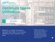 Tablet Screenshot of medirailindia.com